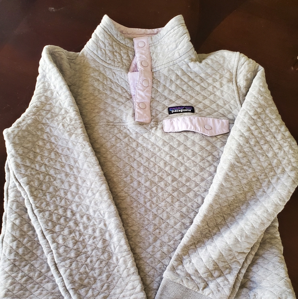 Patagonia Cotton Quilted Snap-T Pullover, small
